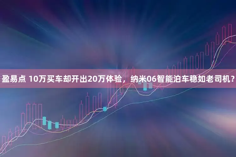 盈易点 10万买车却开出20万体验，纳米06智能泊车稳如老司机？